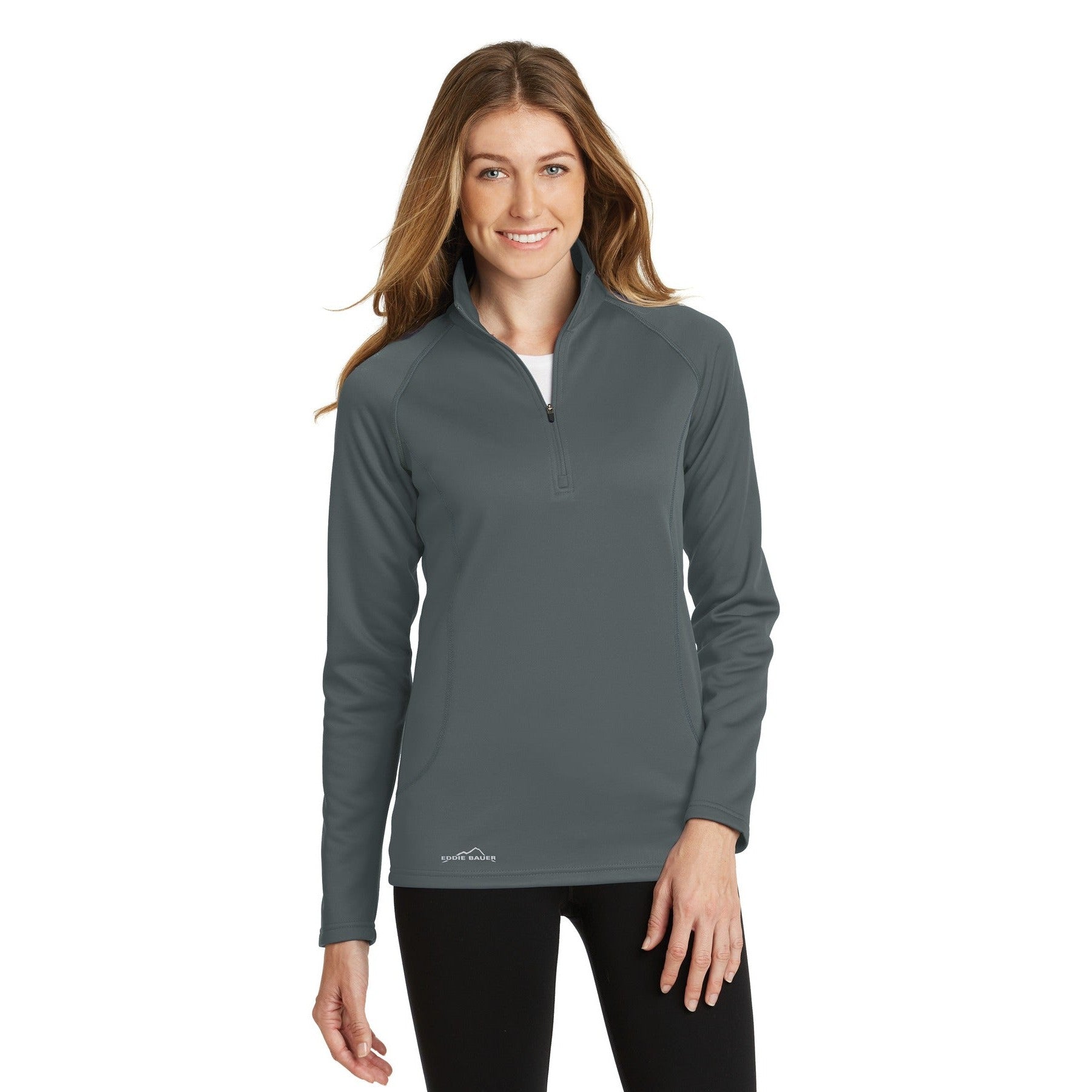 Eddie Bauer-Eddie Bauer® Women's Smooth Fleece 1/2-Zip. EB237-MedTech-3